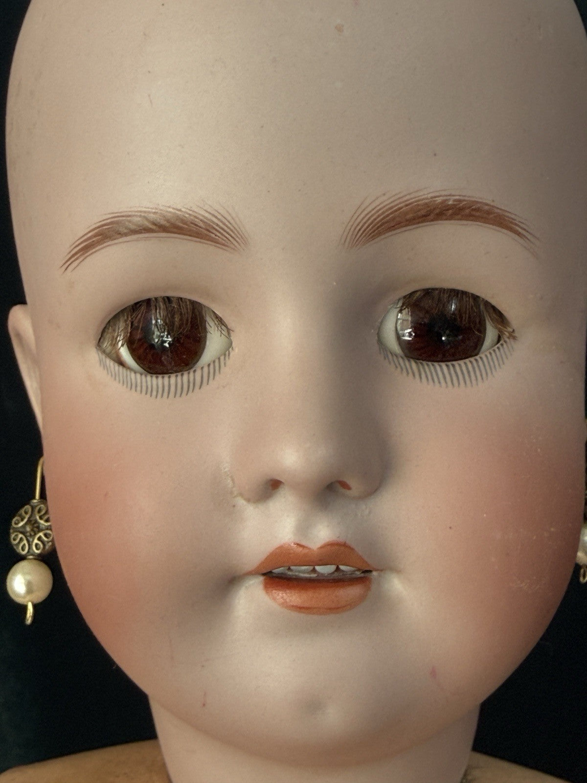 Antique German Simon Halbig Heinrich Handwerck 30” Doll Bisque Head