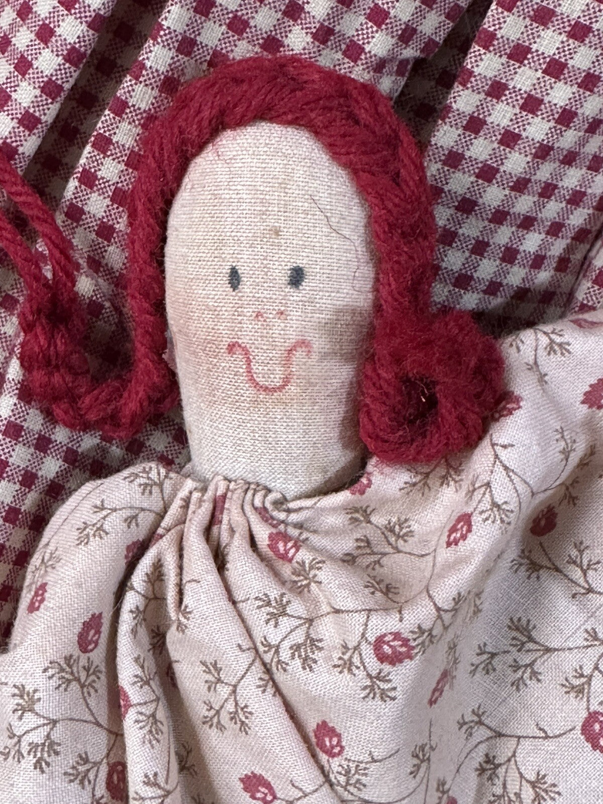 Artist 25” Doll Handmade Oil Painting Over Cloth/Fabric