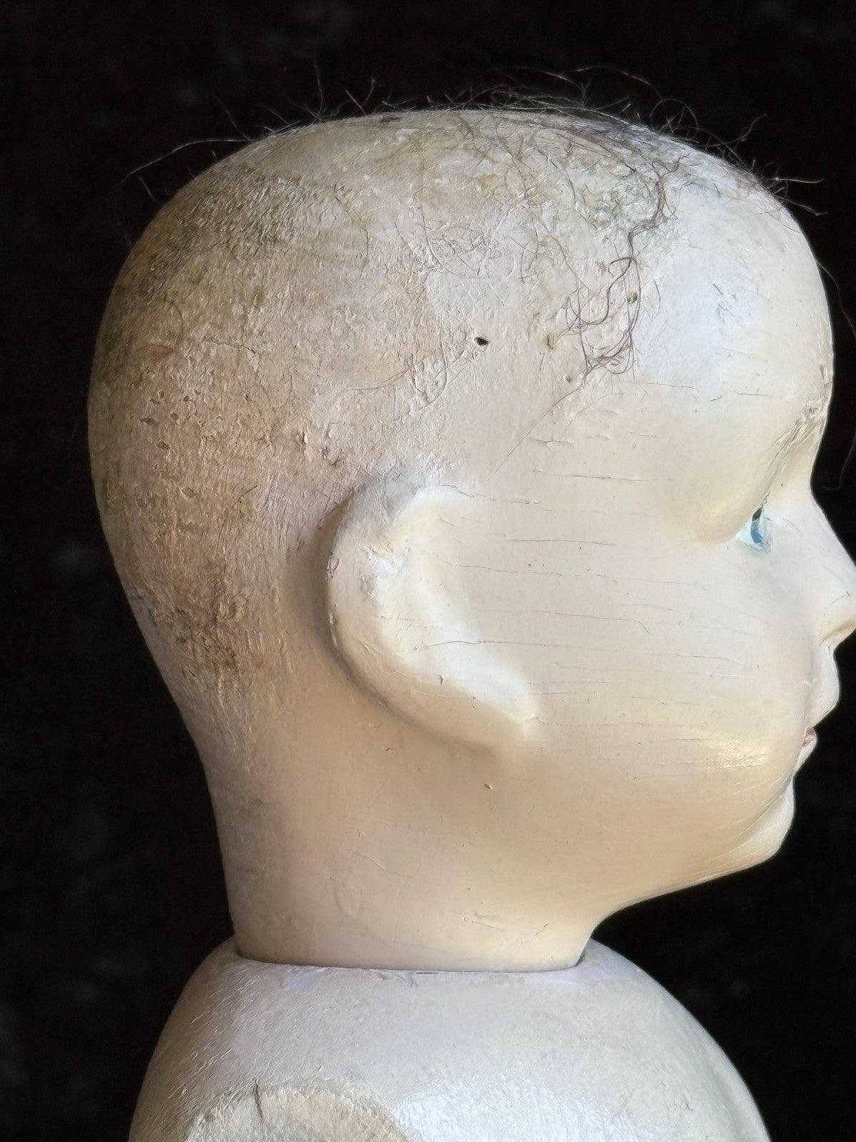 Antique American 16” Schoenhut 403 Wooden Jointed Boy Doll