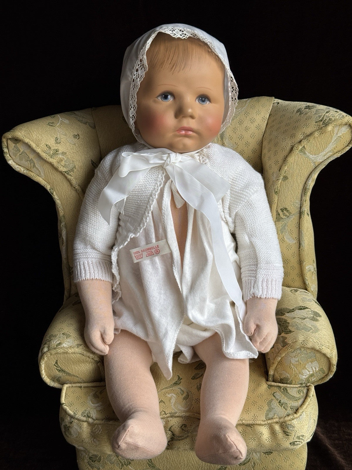 Rare Vintage German 20” Kathe Kruse Träumerchen Sand Filled Hospital Baby Doll