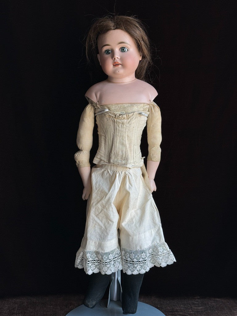 Antique German 26” Kestner Alphabet Series Bisque Shoulder Turned Head Doll