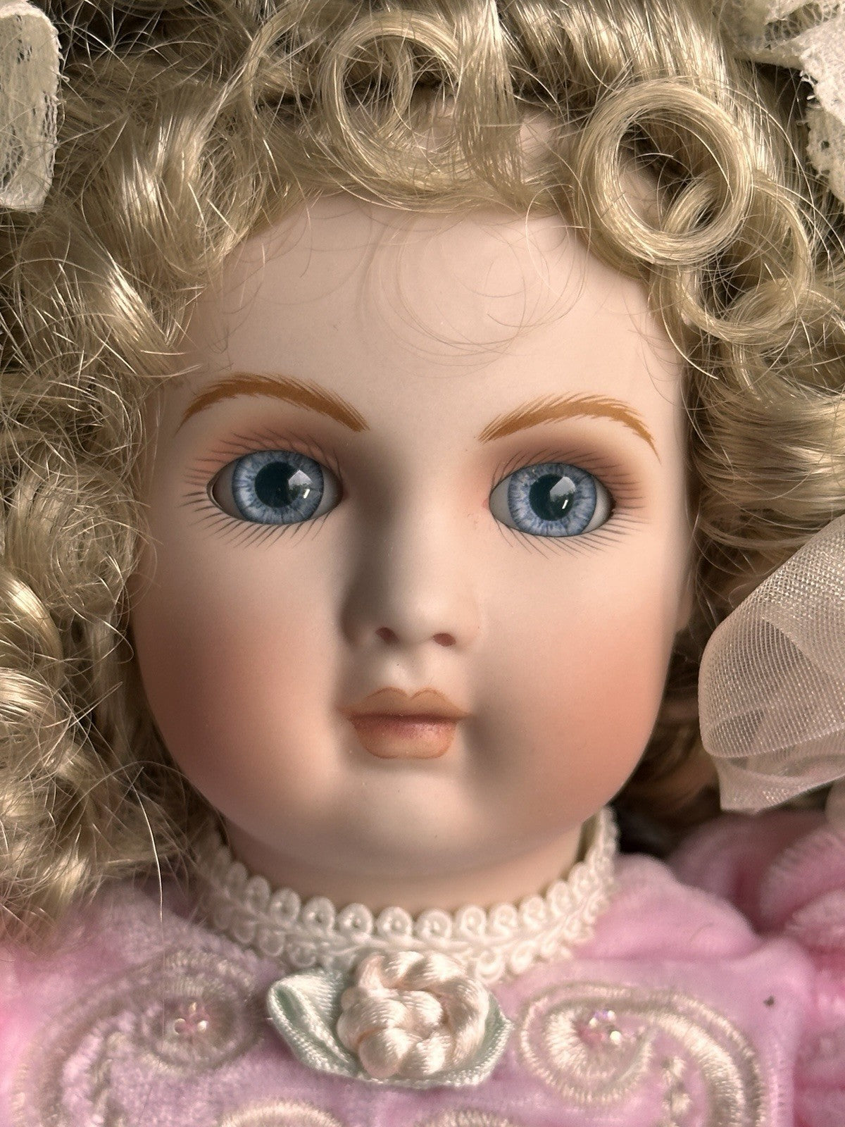 Patricia  Loveless 14" Porcelain Reproduction of Antique French Bebe Doll LE 200