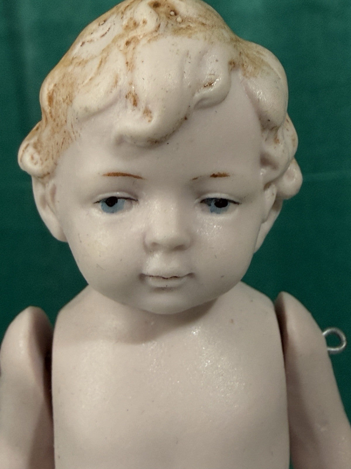 Lot Of 2 Antique German 4.5” All Bisque Limbach Mignonette Dolls