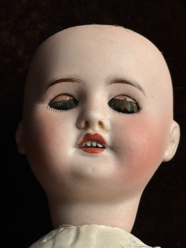 Antique French 17.75” SFBJ 60 Bisque Head Doll