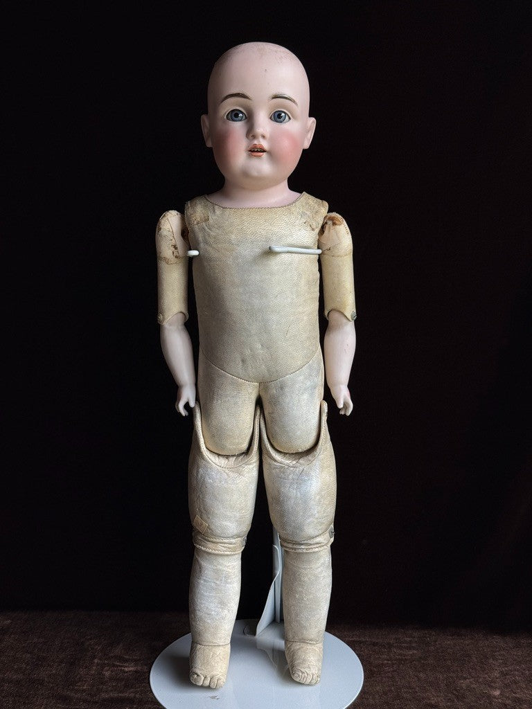 Antique German 22” Kestner 154 Bisque Shoulder Head Doll