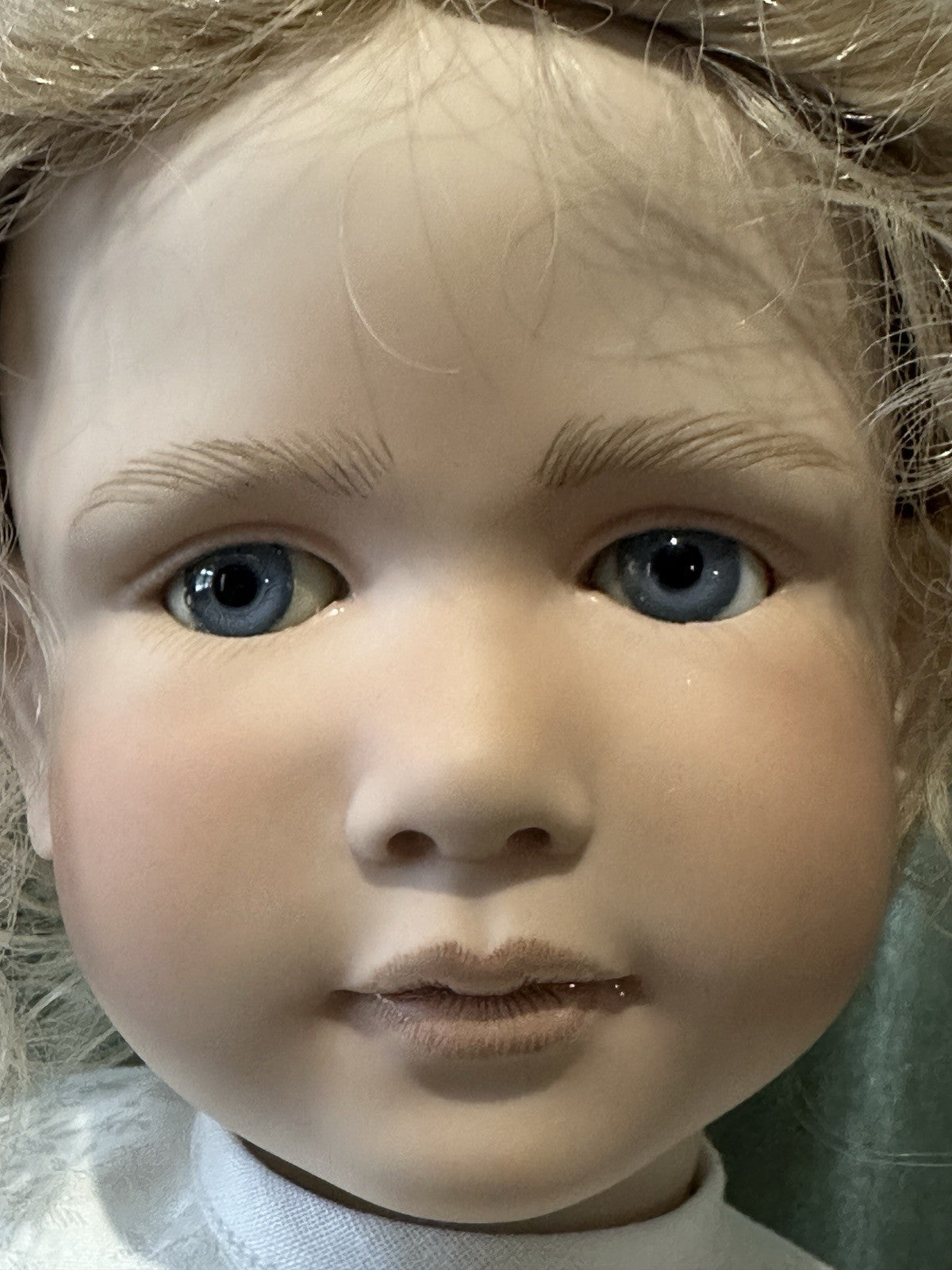 Collectible Artist 25” Porcelain Doll “Isabelle” by Ruth Treffeisen LE 97/100