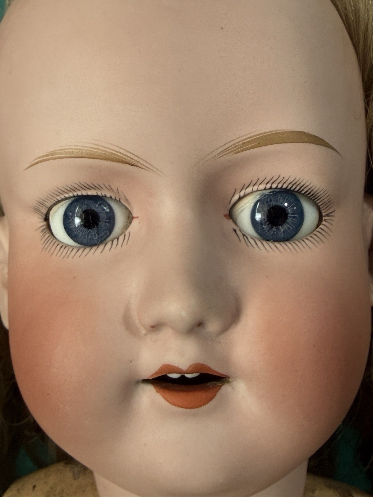 Antique Japan Bisque Head Morimura Brothers 25” Girl Doll