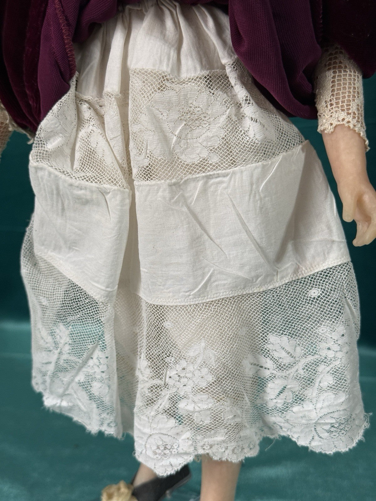 OOAK Collectible Polymer Fimo 15” Doll By Artist Edna Dali Original Box