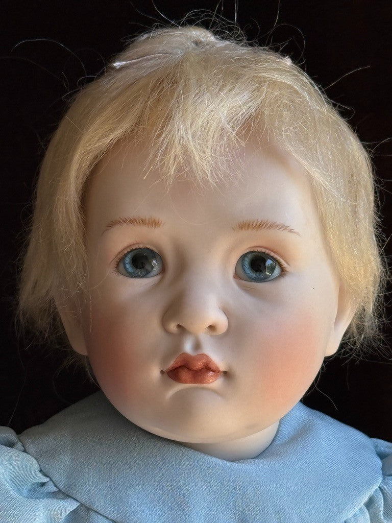 Italian Artist Beatrice Perini Porcelain Baby Doll Fiore with Tag LE 20 Damaged