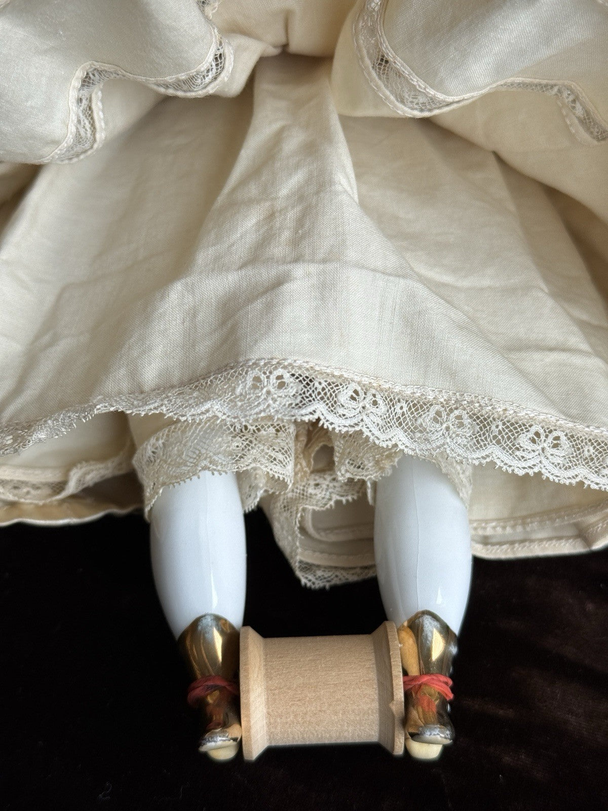 Antique 14” Made in Japan China Shoulder Head Bride Doll