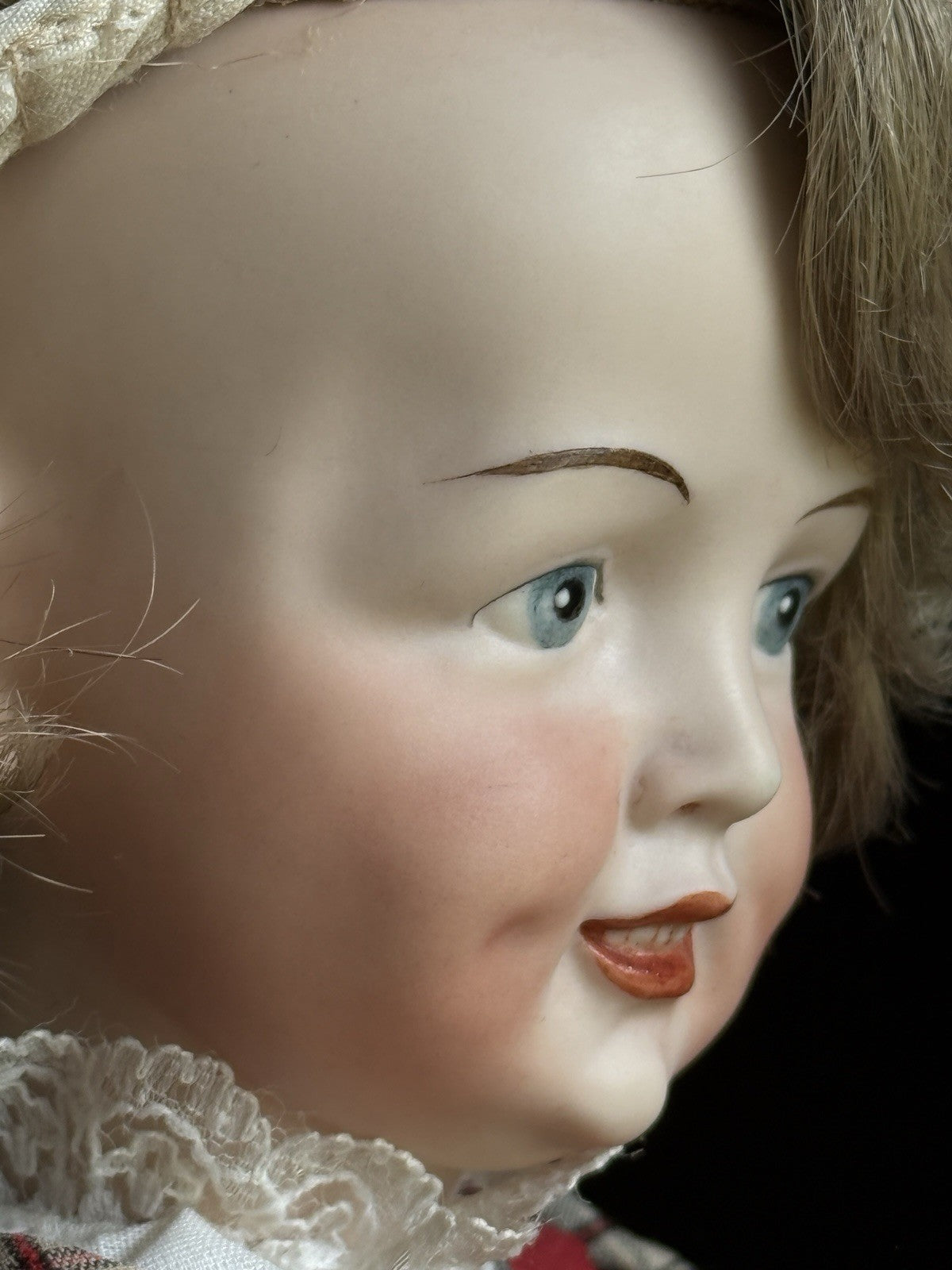 Rare Porcelain/Composition 15” Repro of Antique Simon Halbig 151 Character Doll