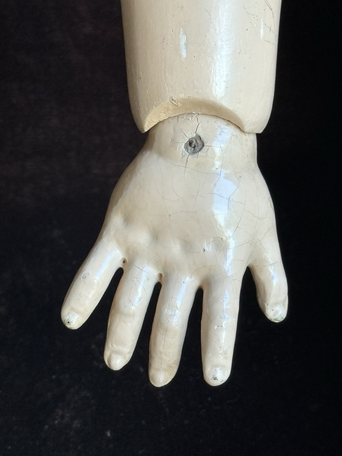 Large Antique German 30” Kestner 164 Bisque Head Doll