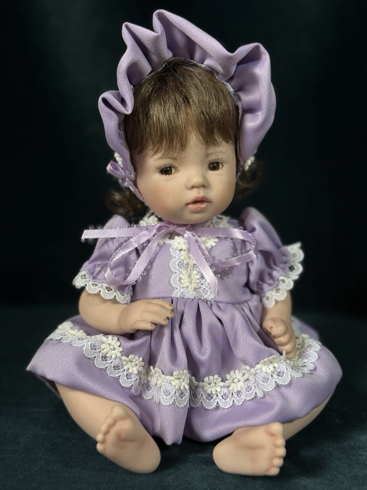 Lot Of 2 Porcelain 11” Baby Dolls “Little Thing” Dianna Effner Expressions Molds