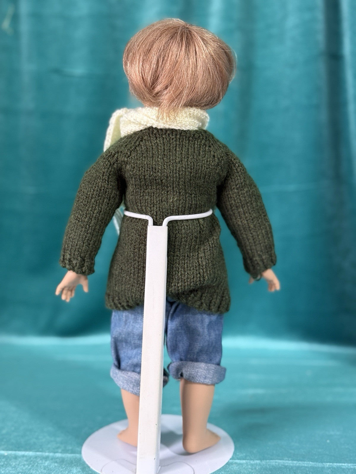 MIB Handmade Collectible Heidi Ott “Little Ones” 12” Vinyl and Cloth Boy Doll