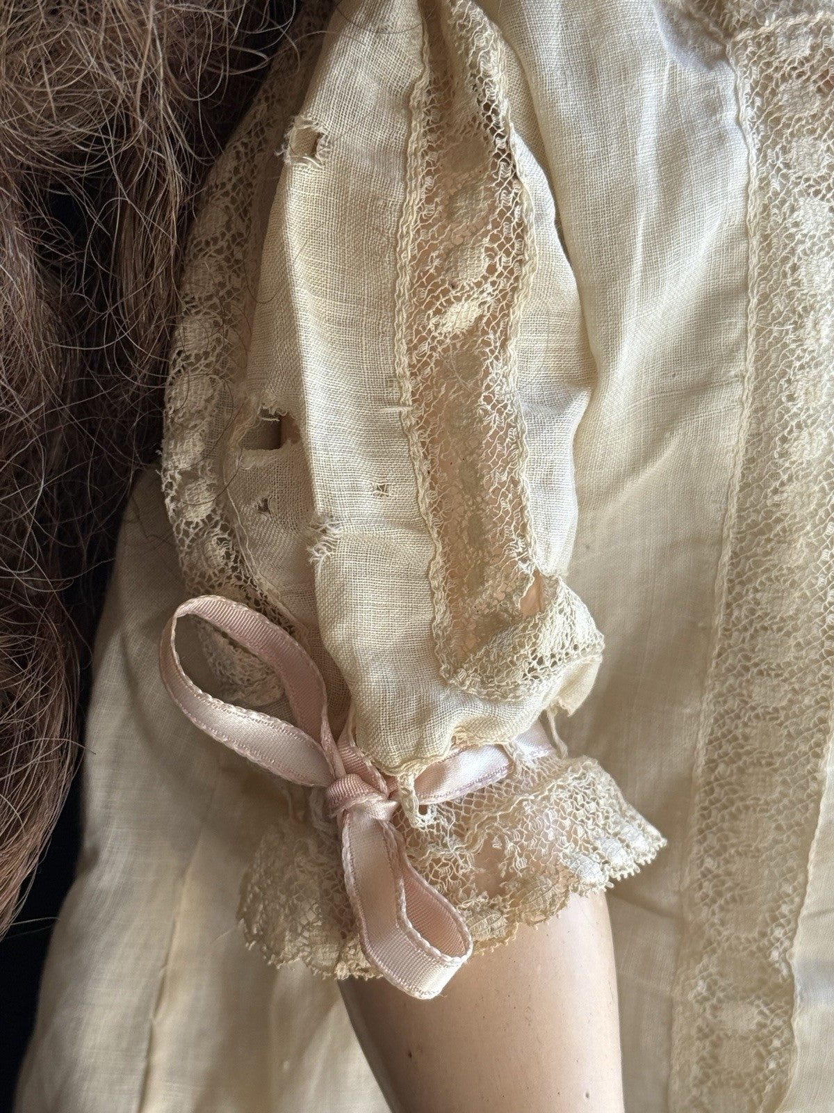 Antique German 22” Simon Halbig  Heinrich Handwerck Bisque Head Doll