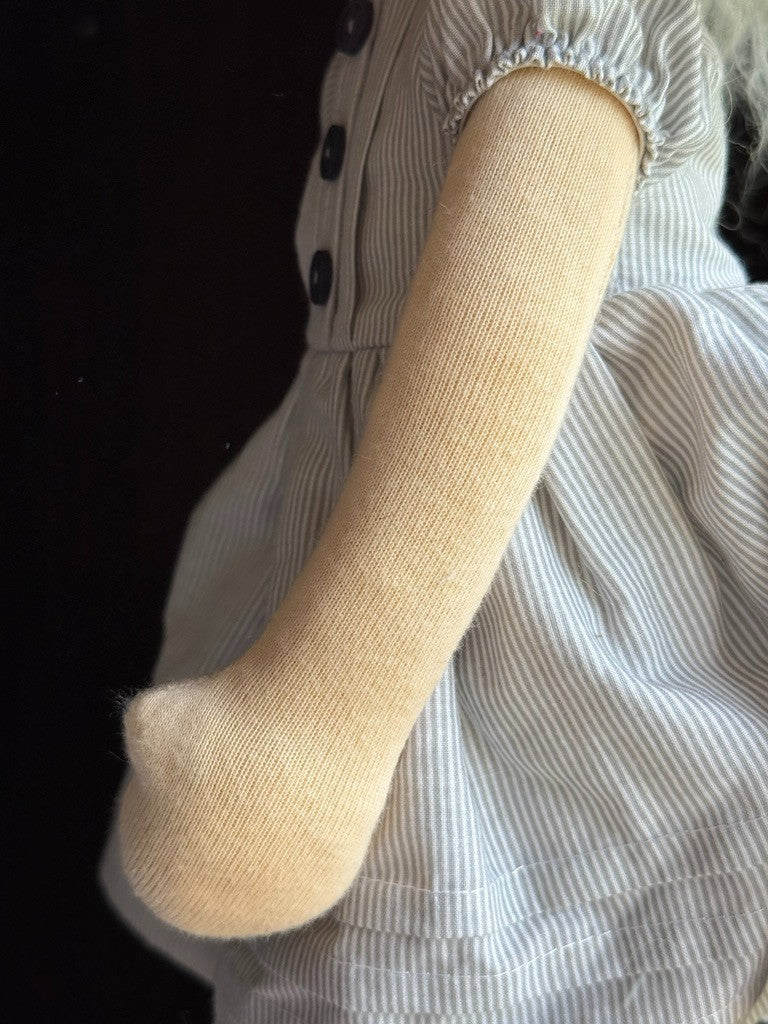 OOAK 20” Waldorf Style Cloth Handmade Doll
