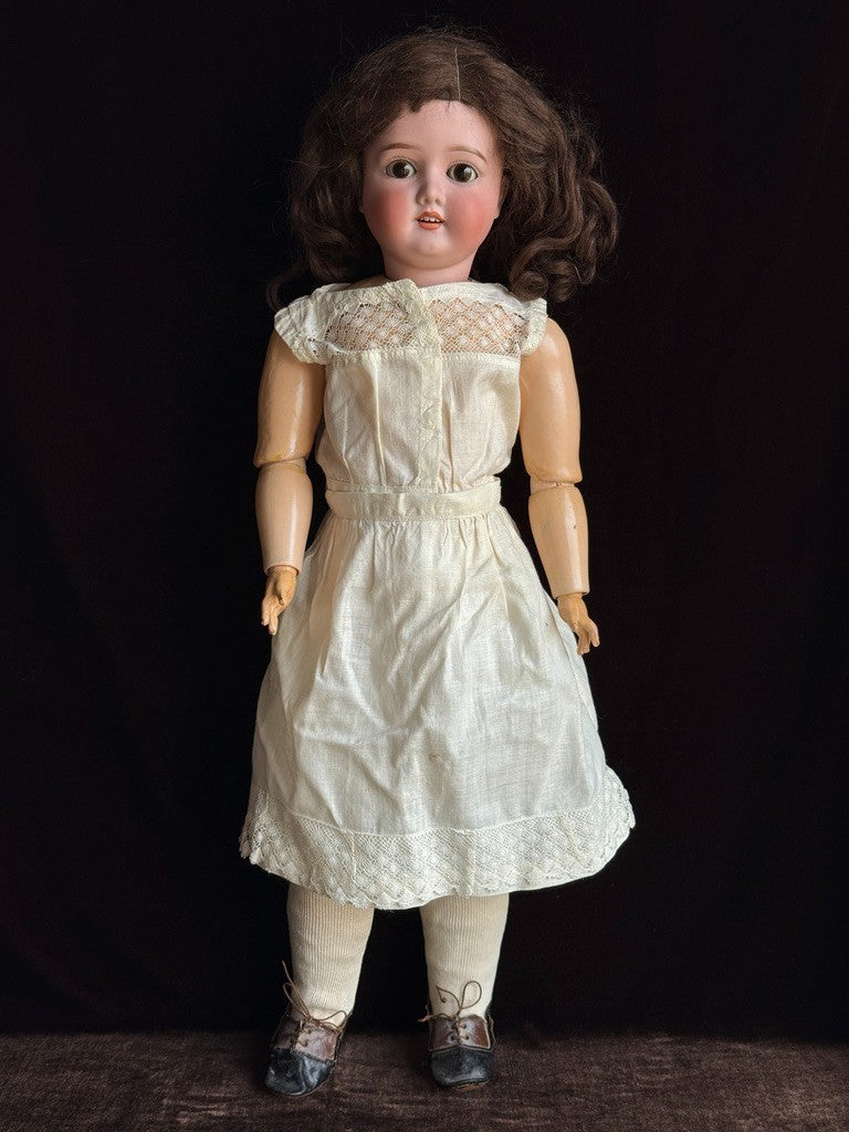 Antique German 24” Schoenau & Hoffmeister 1909 Bisque Head Doll