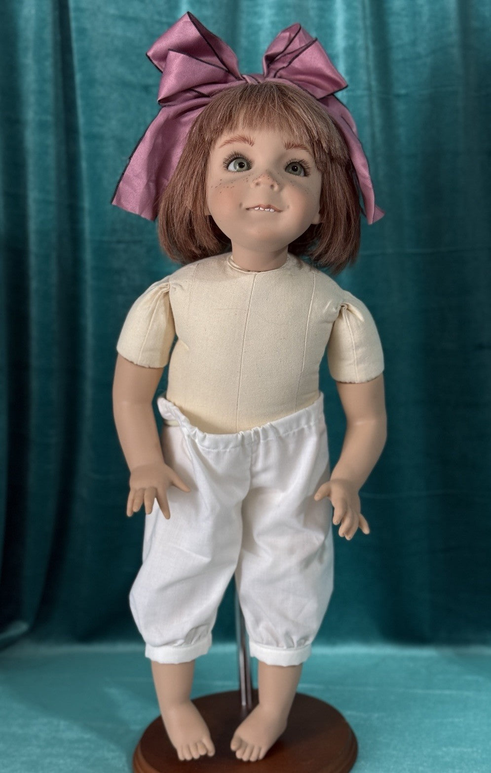 Artist Original German Vinyl 19” Baby Girl Doll By Grossle-Schmidt