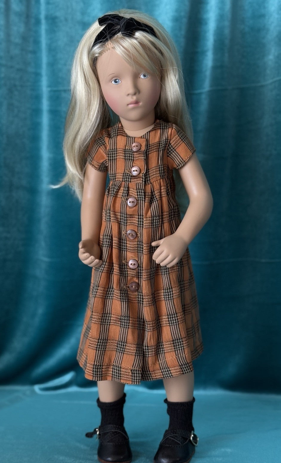Collectible German Zwergnase by Sylvia Natterer Vinyl 18” “Eloise” Doll