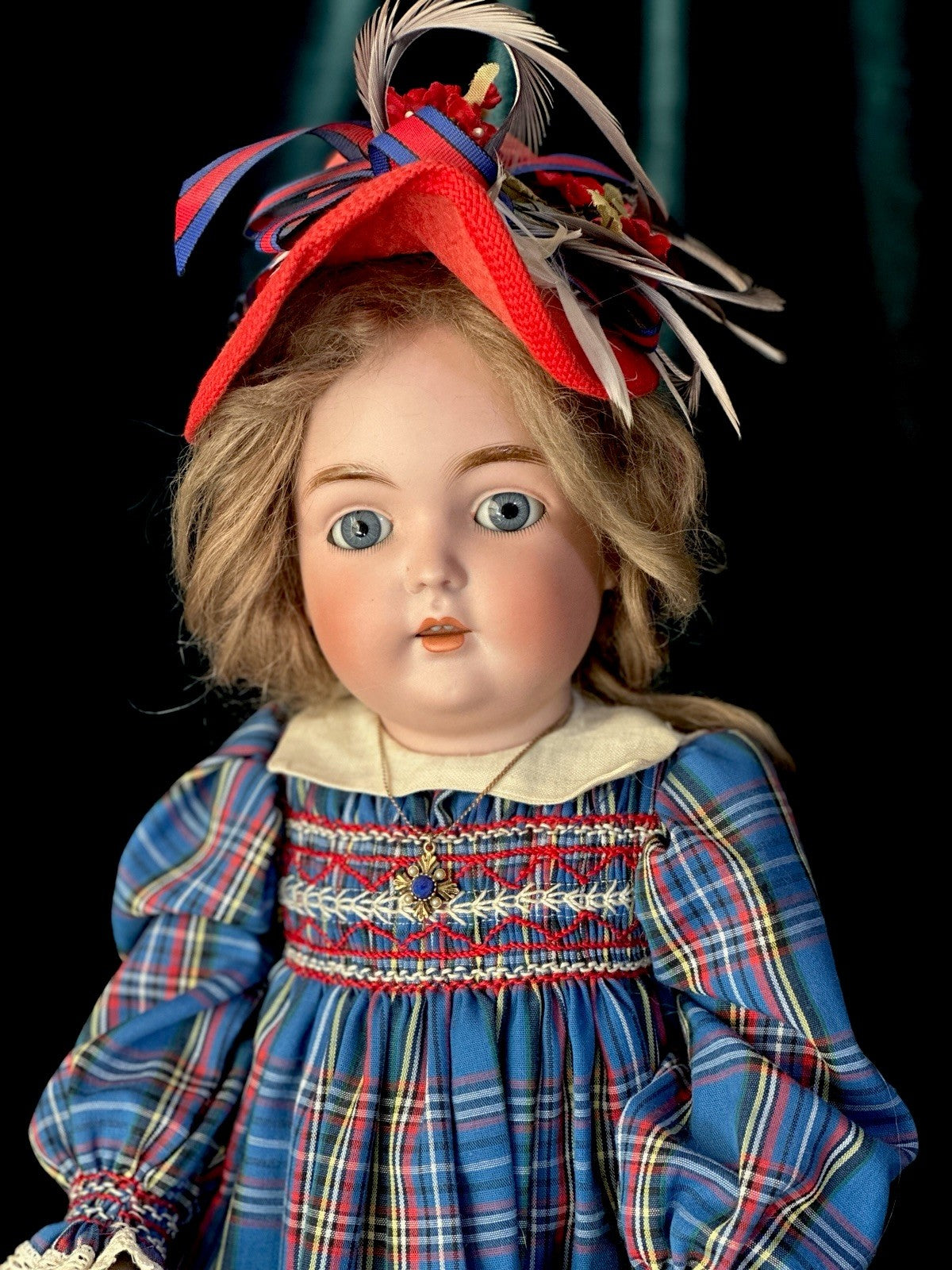 Antique JDK Kestner Mold 171 21” Doll Bisque Head Stamped Composition Body