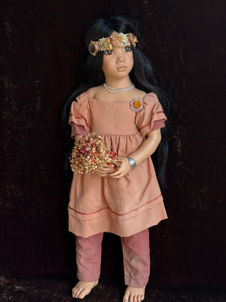 Collectible Vinyl Annette Himstedt 23” Doll “Morgana” 1996 New in Box