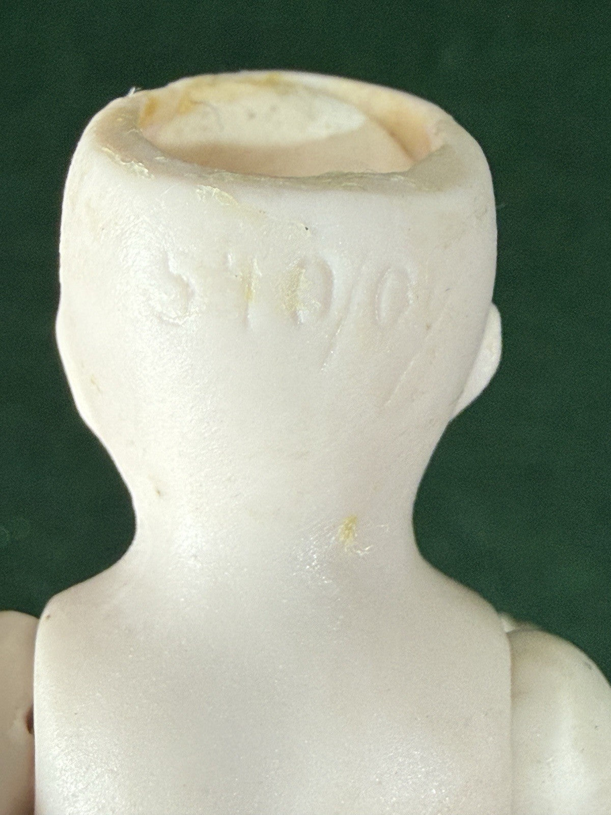 Antique German 3 1/2” All Bisque Mignonette Dollhouse Doll