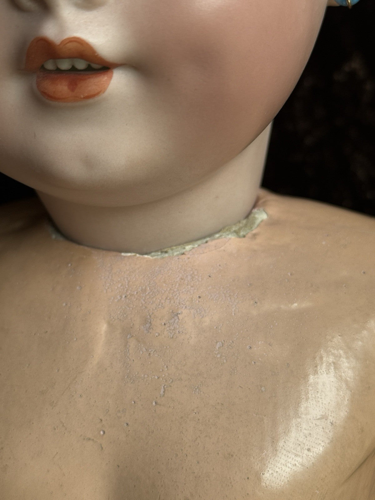 Rare Antique German 22” Simon Halbig Dep 1279 Bisque Head Doll