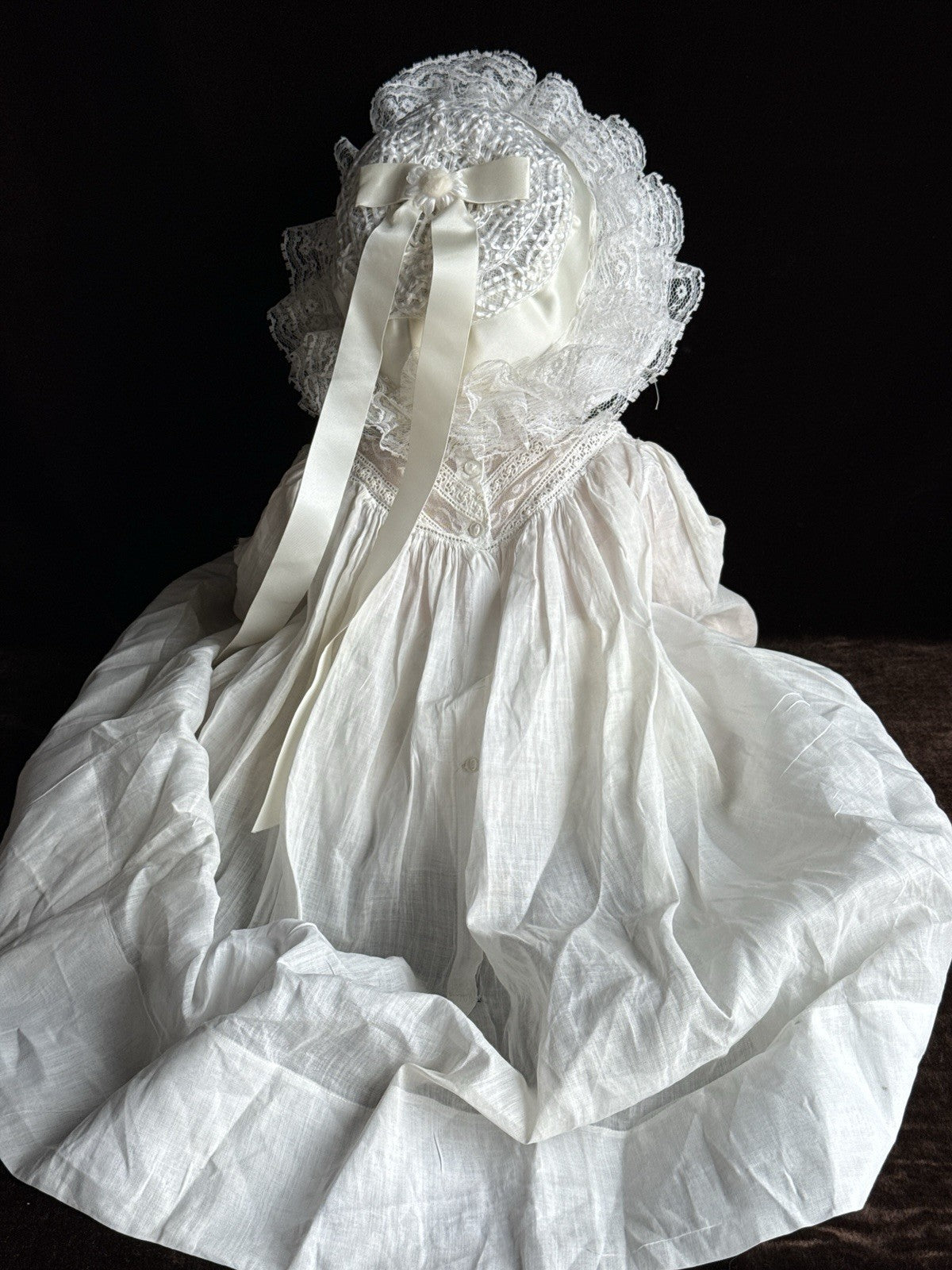 Antique Japanese 21” Morimura Brothers Bisque Head Baby Doll