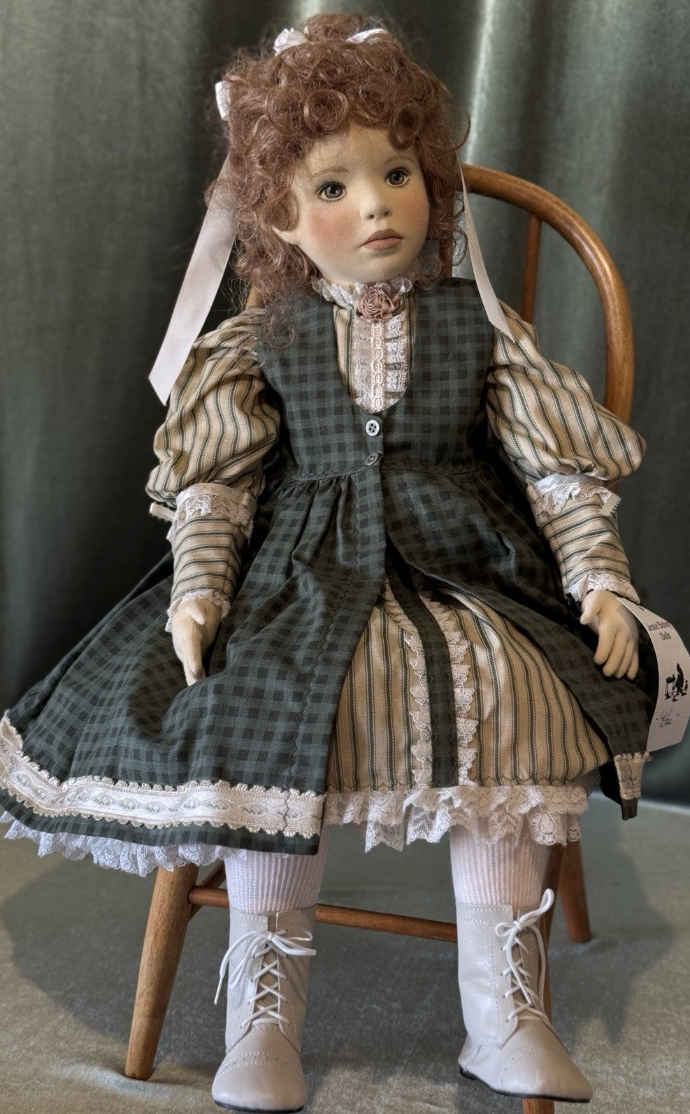 Artist Judy Rankine 28”  Jessie Bishop Doll “Kae” LE 5 Box/Tag/COA