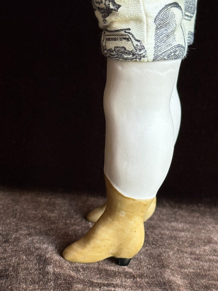 Porcelain 22” Reproduction of Antique Covered Wagon China Doll by Clara Wade
