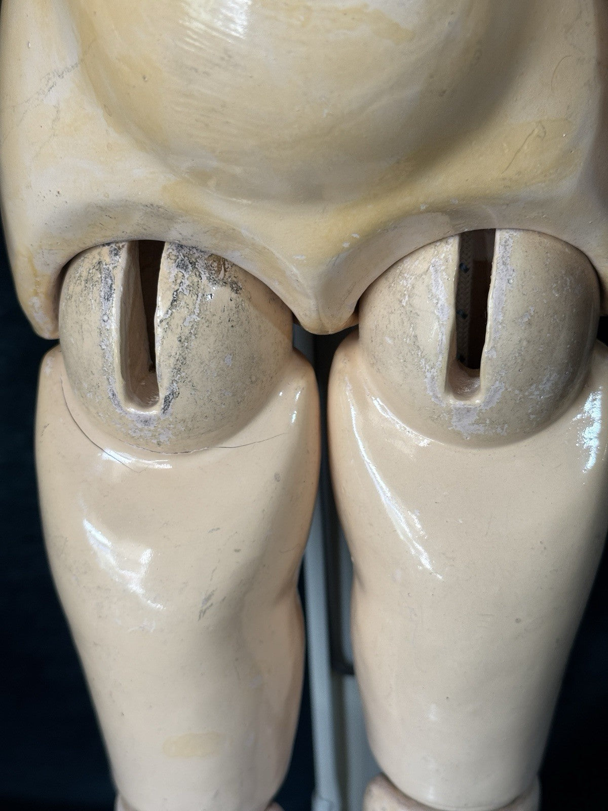 Large Antique German Kestner 164 Bisque Head Composition Body 28” Doll