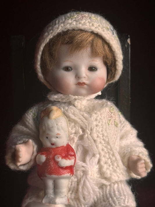All Porcelain 6” Reproduction of Antique German Grace Putnam Bye-Lo Baby Doll