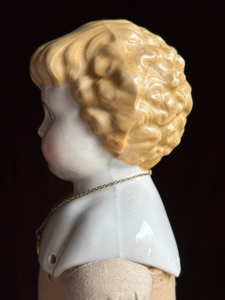 Antique German 21.5” ABG Alt Beck Gottschalck 1000 Highland Mary China Head Doll