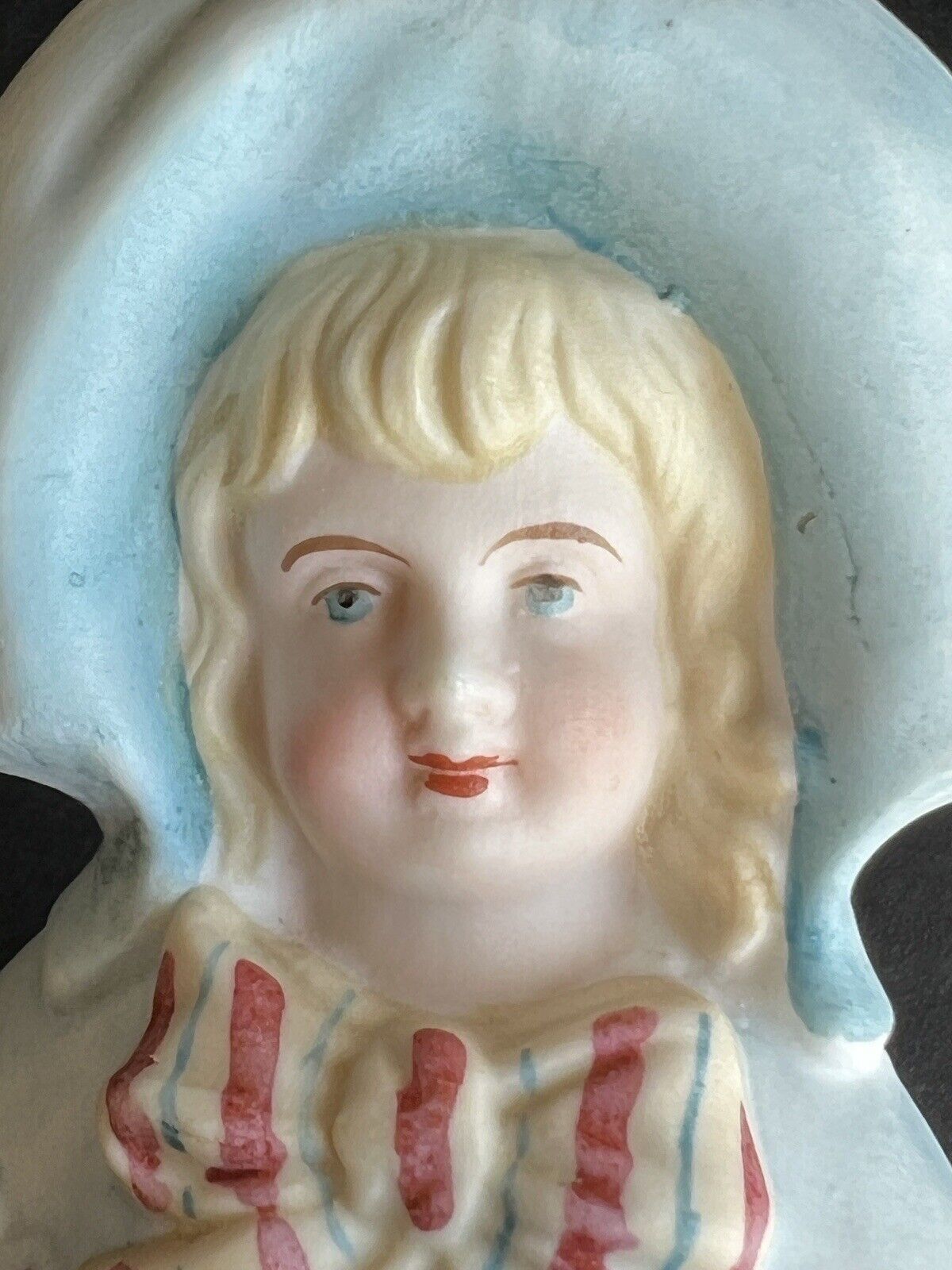 Antique German Gebruder Heubach (?) Unmarked Bisque Boy Figurine