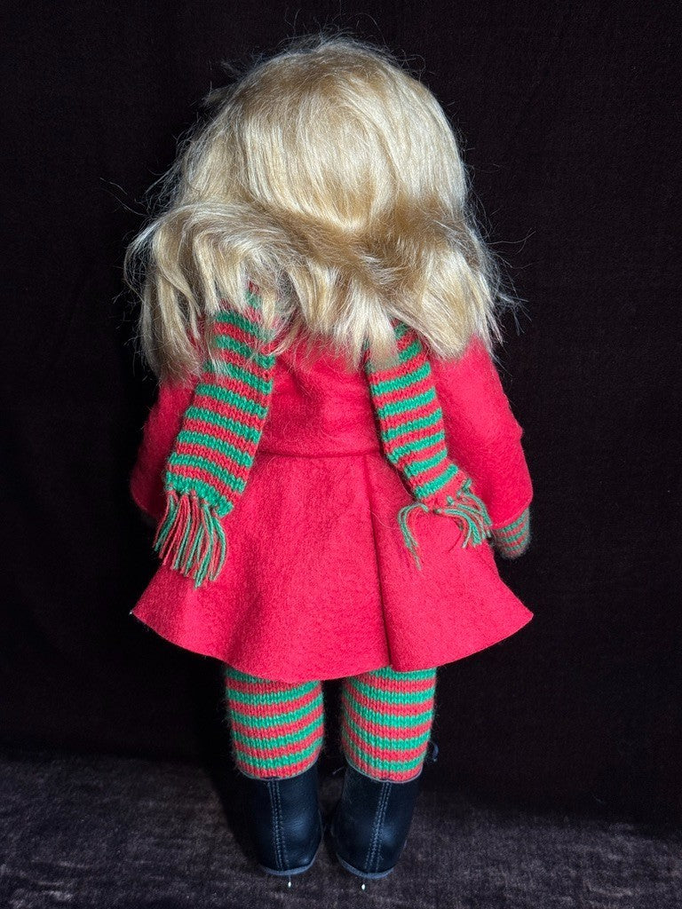 Haut Melton Wintertime Edith The Lonely Doll Little Bear Steiff Set New in Box