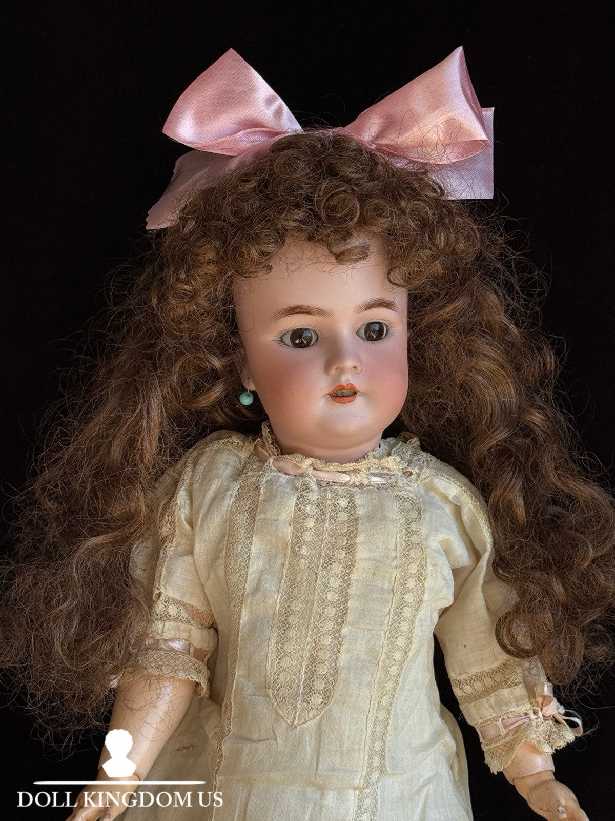 Antique German 22” Simon Halbig  Heinrich Handwerck Bisque Head Doll