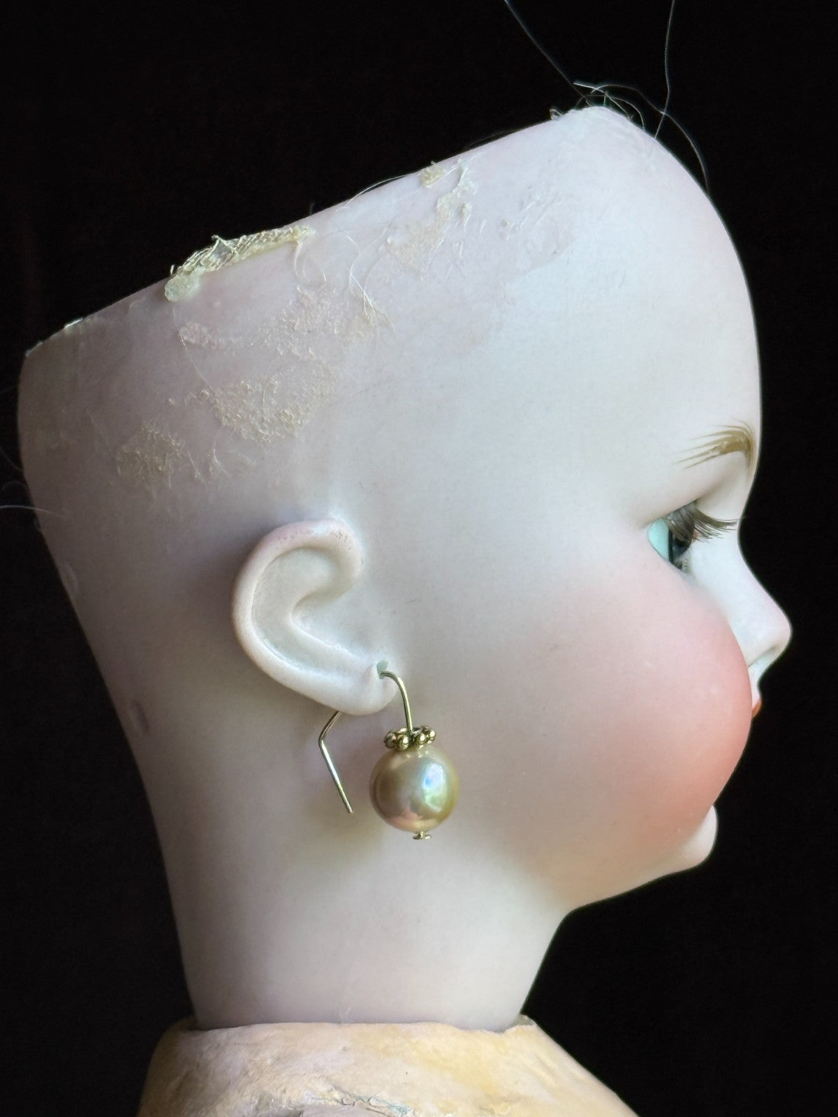 Antique German French 18” Tete Jumeau Simon Halbig Dep Bisque Head Doll