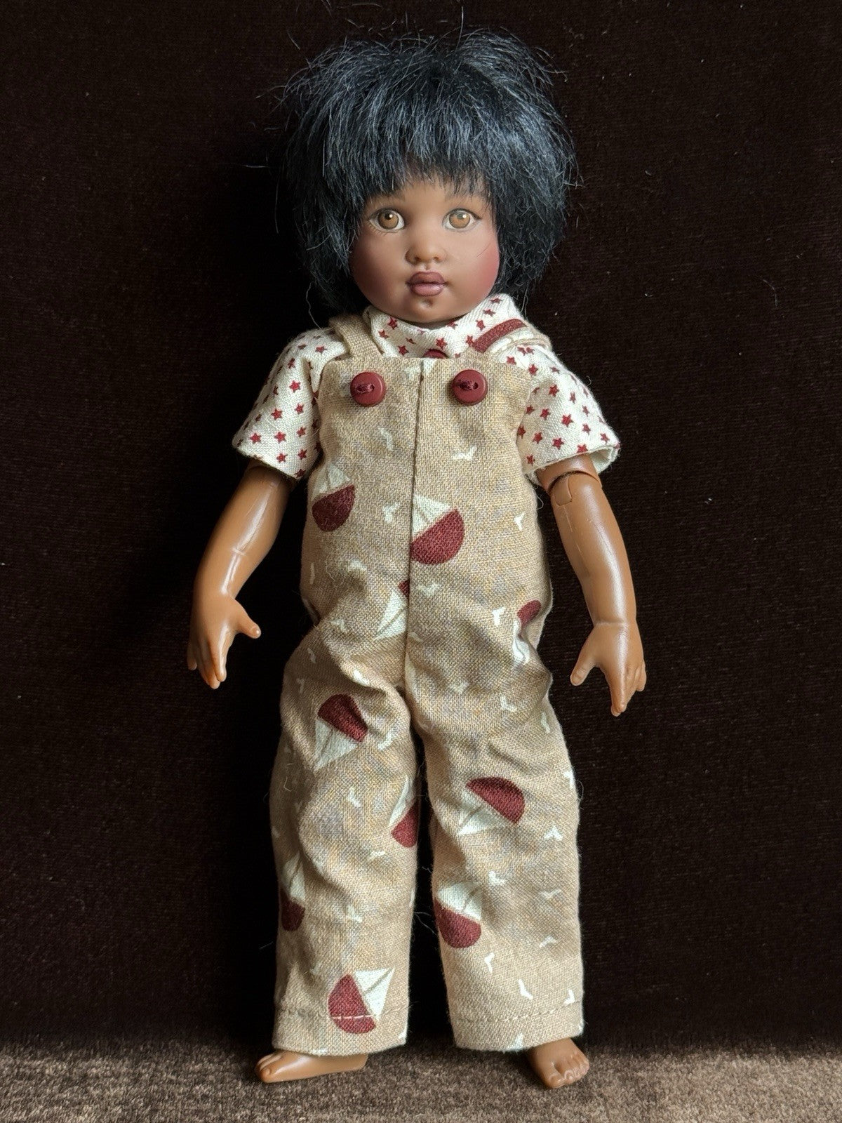 Collectible 7.5” Helen Kish Mowgli Vinyl Jointed Boy Doll