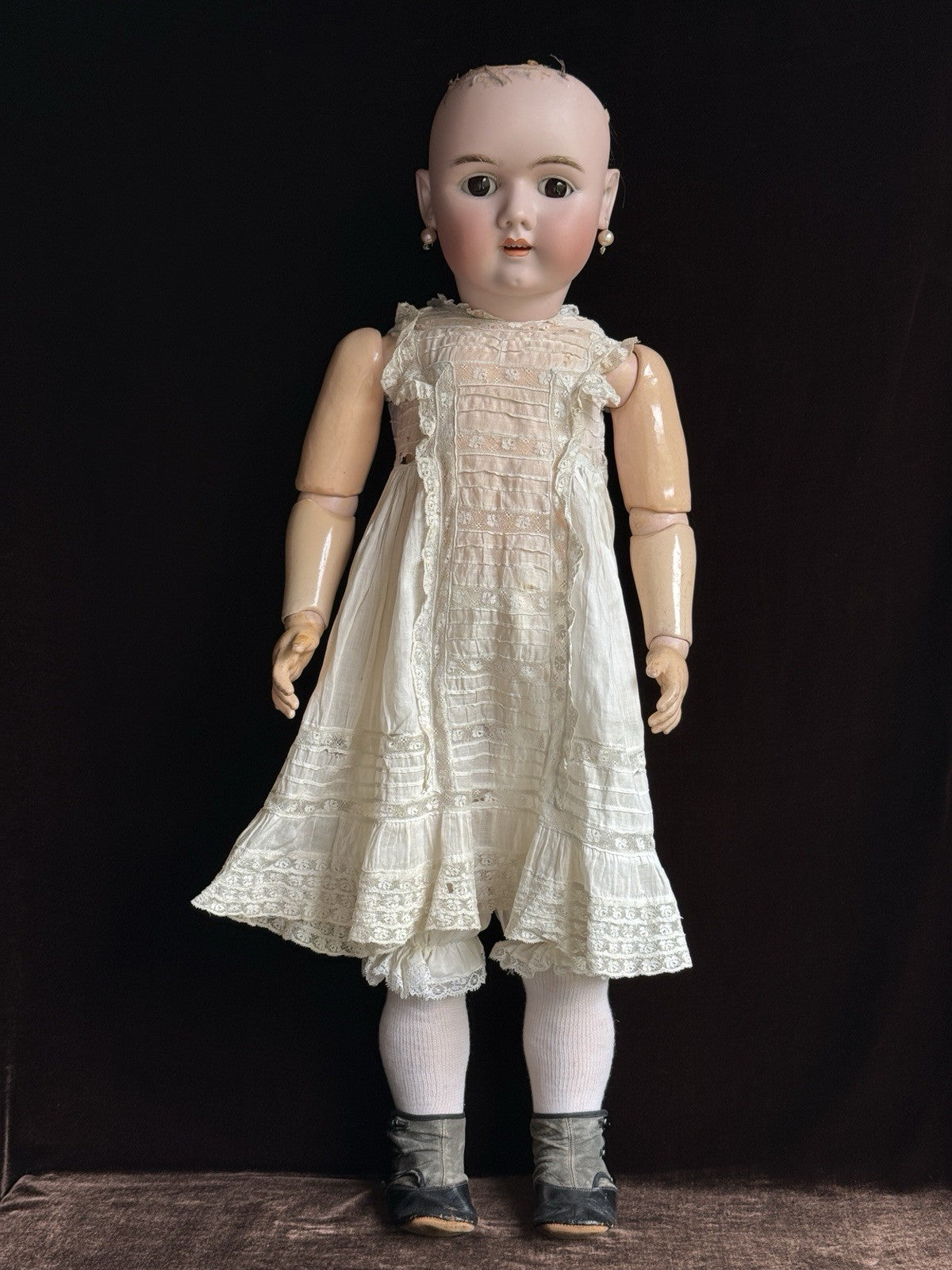 Antique German 30” Heinrich Handwerck 109 Dep Bisque Head Doll