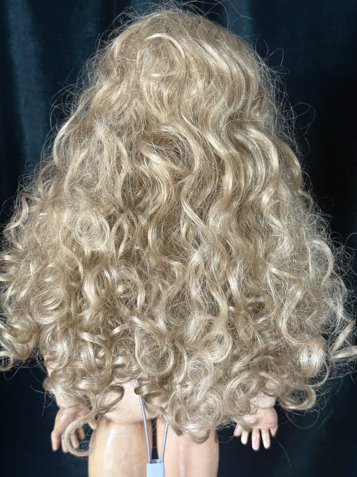 Antique German Queen Louise Doll Bisque Head Composition Body 24” Doll