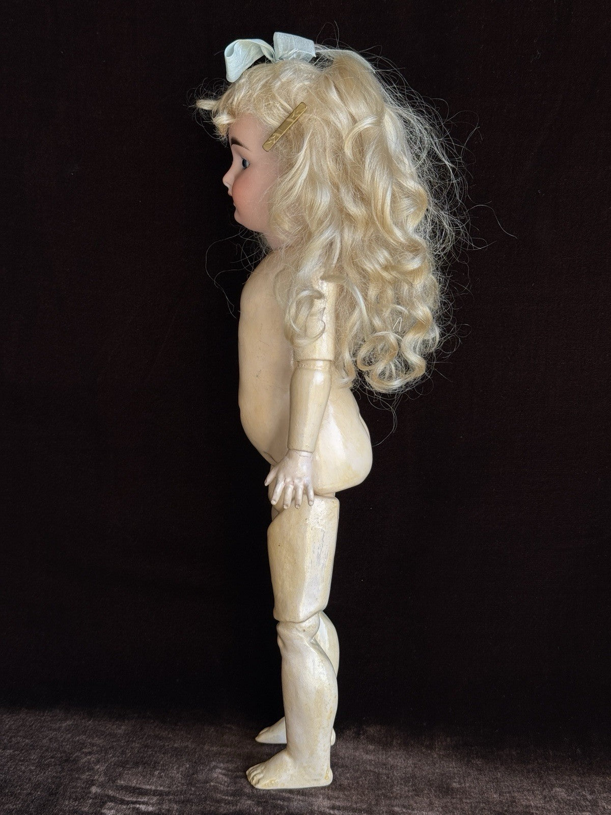 Antique German 16” Gebrüder Kuhnlenz 44-26 Bisque Head Doll
