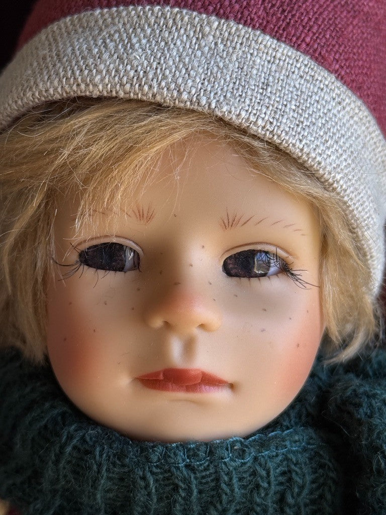 Collectible 16” Gotz Suzi Eimer Vinyl/Cloth Troll Boy Doll