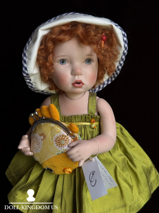Artist Porcelain Cloth 16” Doll Ruby by Verena Eising LE 15 with Tag