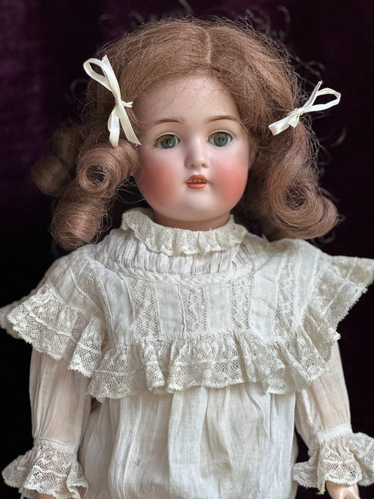 Antique German 22” Kestner 168 Bisque Head Doll Composition Body