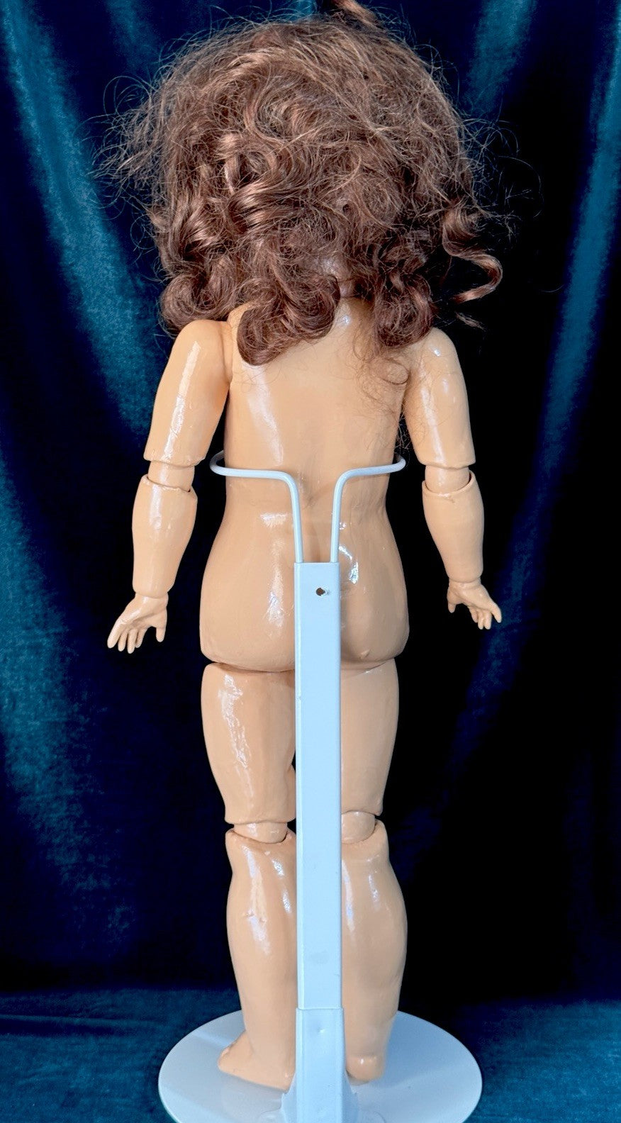Antique German Kley Hahn Walkure 24” Doll Bisque Head Composition Body