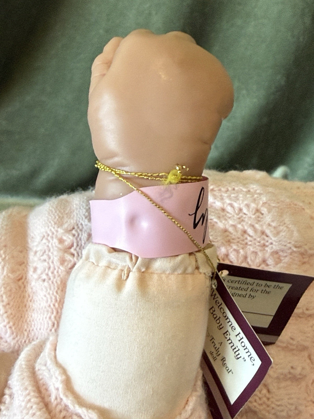 “Welcome Home Baby Emily” 20” Baby Doll by Linda Webb Ashton Drake Galleries
