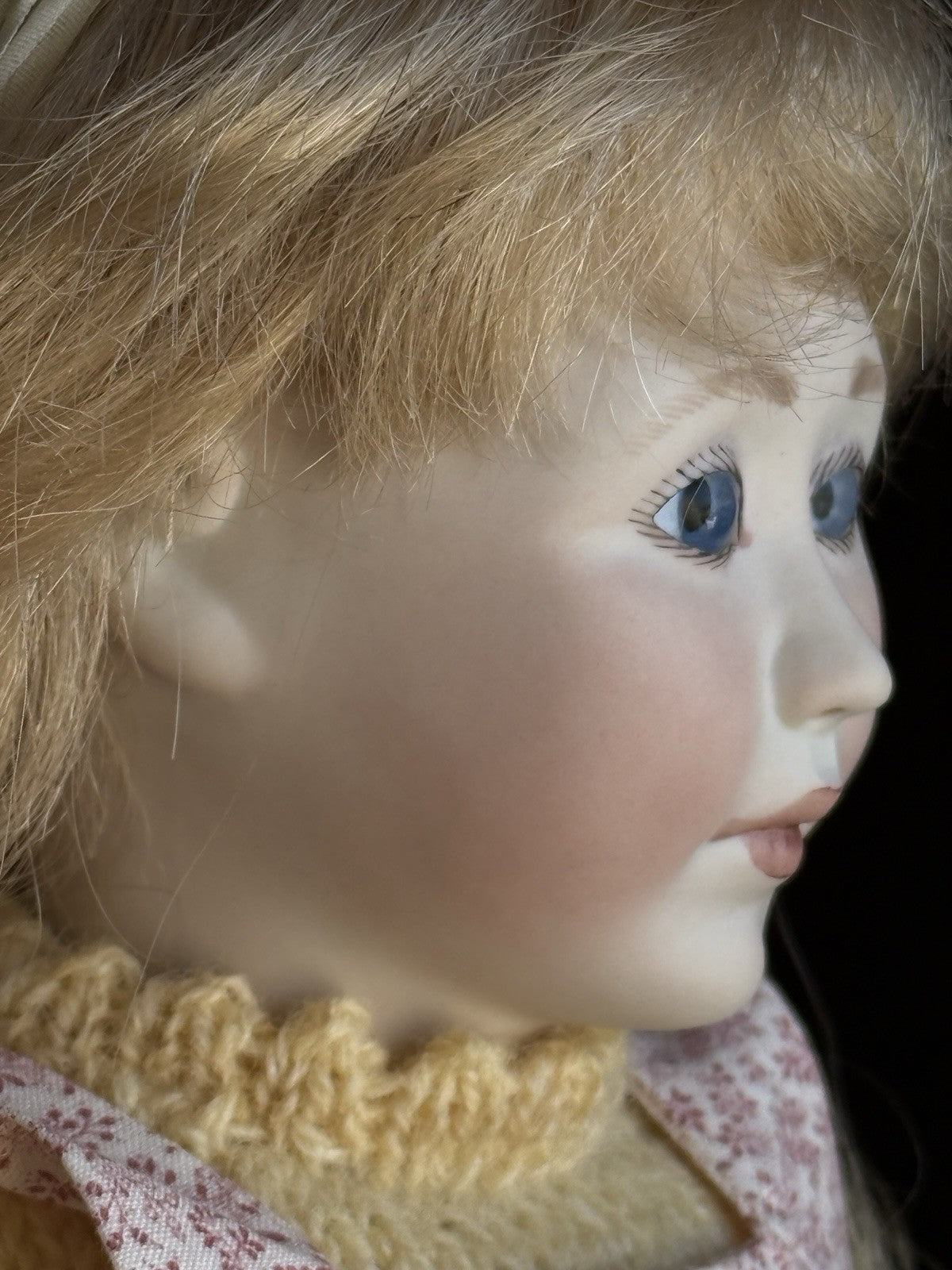Collectible 17.5” Wooden/Porcelain Lynne & Michael Roche Claudine LE Doll