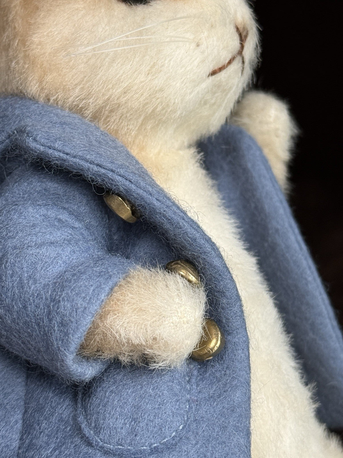 Collectible John Wright 8” Felt Peter Doll Beatrix Potter LE 500 in Box COA