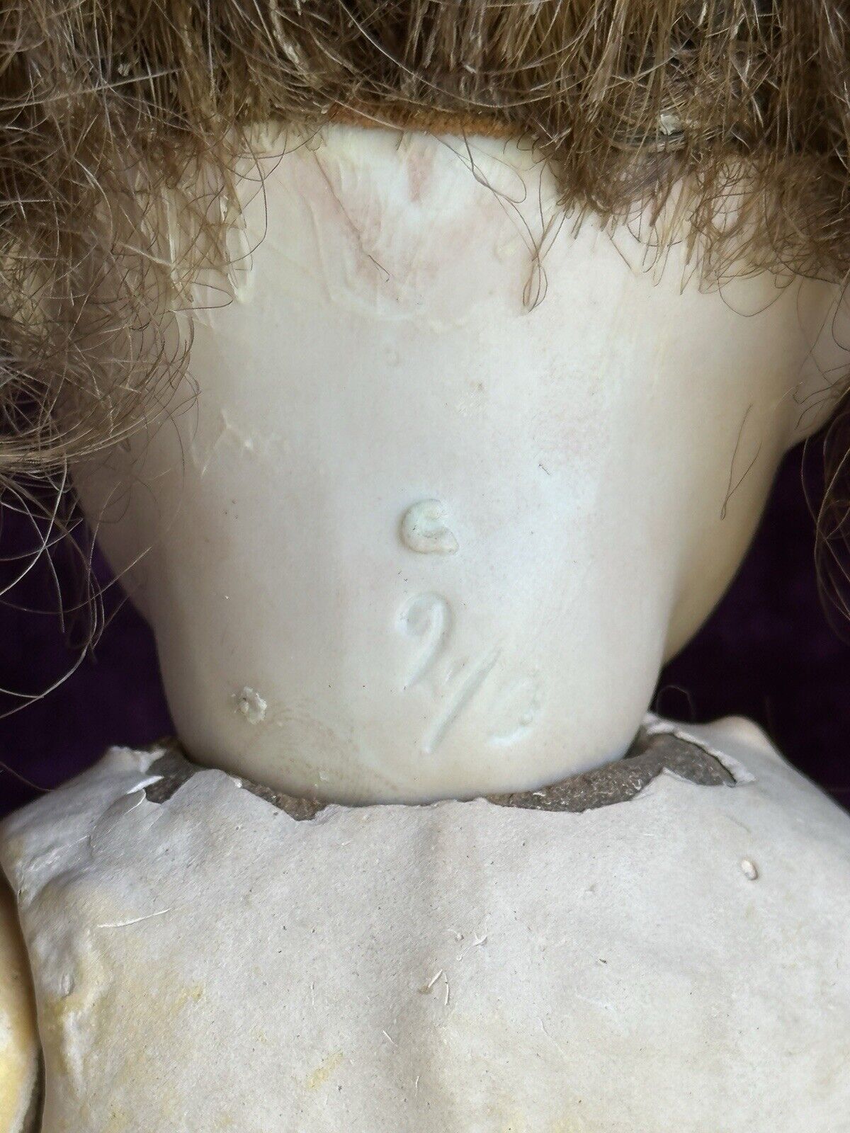 Unidentified Antique 14” French (?) SFBJ (?) Bisque Head Composition Body Doll