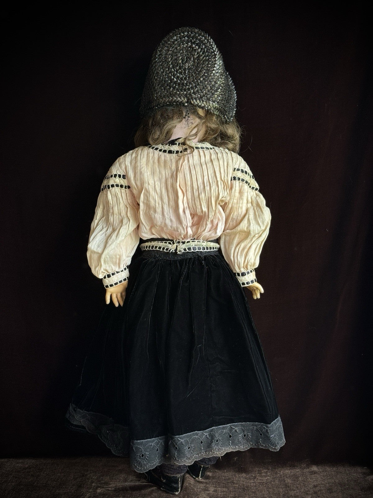 Large Antique German 29” Kestner 164 Bisque Head Doll